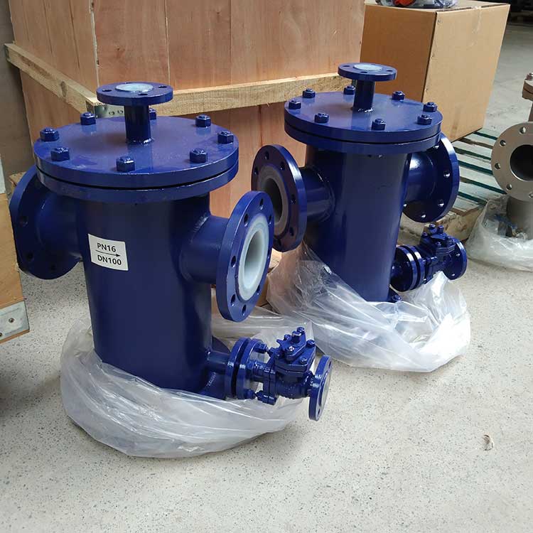 華豫生產供應籃式過濾器-帶F46襯套 液體除雜質