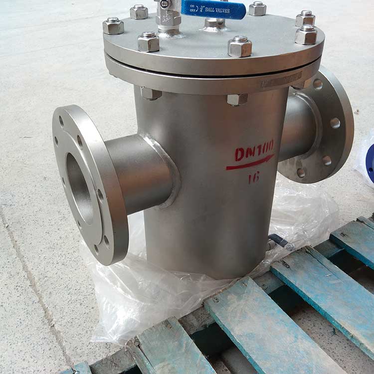 華豫生產(chǎn)供應(yīng)DN100籃式過濾器 碳鋼材質(zhì)